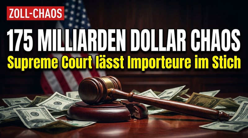175 Milliarden Dollar Chaos: Wie Trumps gescheiterte Zölle Amerika ins juristische Labyrinth stürzen