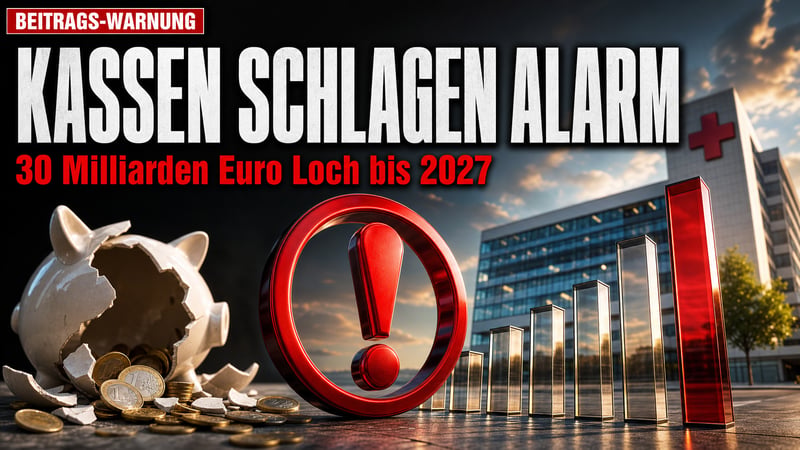 19 Milliarden sparen – oder der Beitrag steigt: Kassen schlagen Alarm