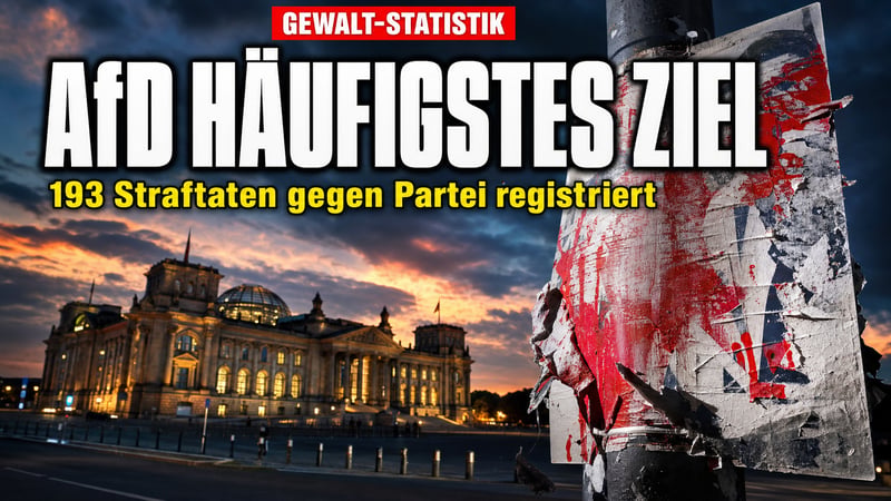 193 Attacken in sechs Monaten: AfD führt traurige Statistik an