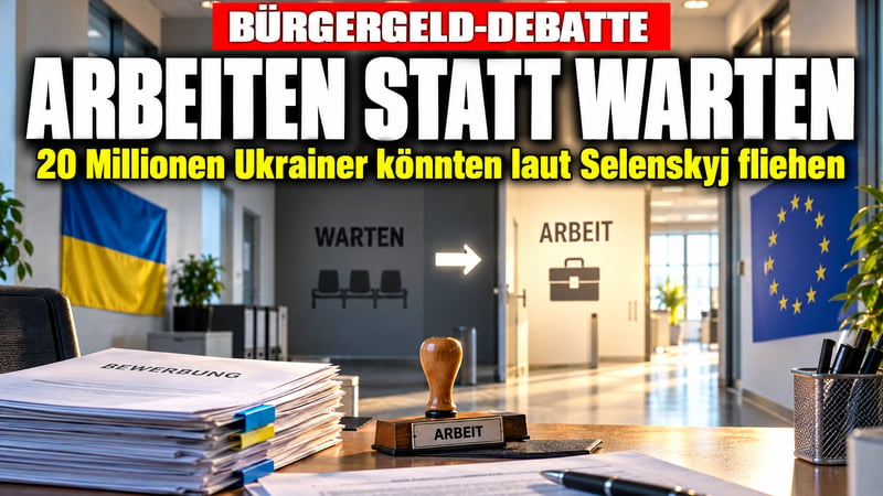 20 Millionen Ukrainer auf der Flucht? Warum Arbeit statt Bürgergeld zählt