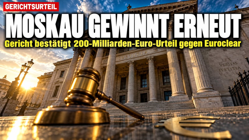 200-Milliarden-Urteil: Moskau schlägt Euroclear erneut vor Gericht!