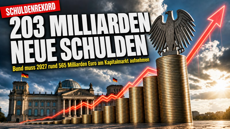 203 Milliarden neue Schulden – und kein Aufschwung in Sicht