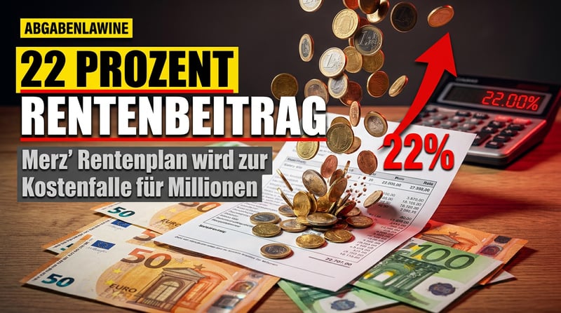 22 Prozent Rentenbeitrag: Wie Merz' „Gesamtkunstwerk" zur nächsten Abgabenlawine wird