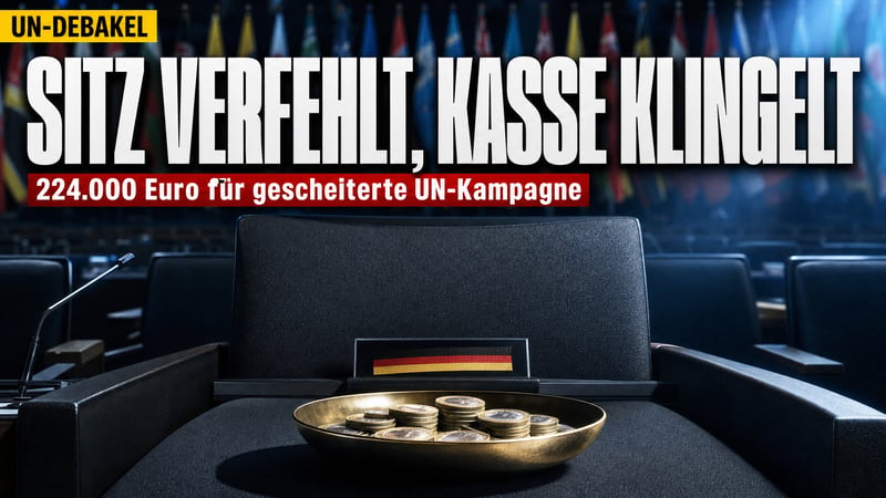 224.000 Euro für eine Blamage: Das teure UN-Debakel der Bundesregierung