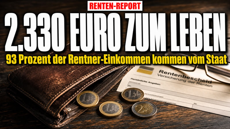 2.330 Euro im Monat: Das bleibt Deutschlands Rentnern zum Leben