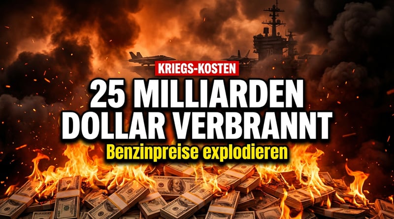 25 Milliarden Dollar verbrannt: Trumps Iran-Krieg wird zum Fass ohne Boden