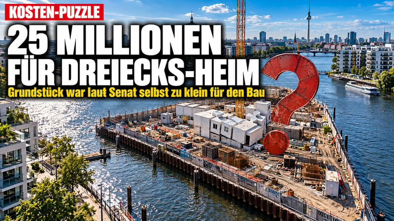 25 Millionen Euro am Wasser: Berlins teures Flüchtlingsheim-Puzzle