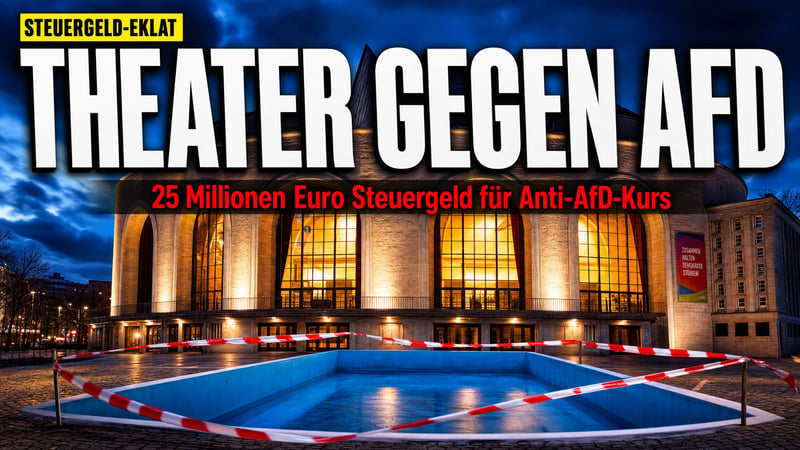 25 Millionen Steuergeld: Volksbühne erklärt sich zur Anti-AfD-Bühne