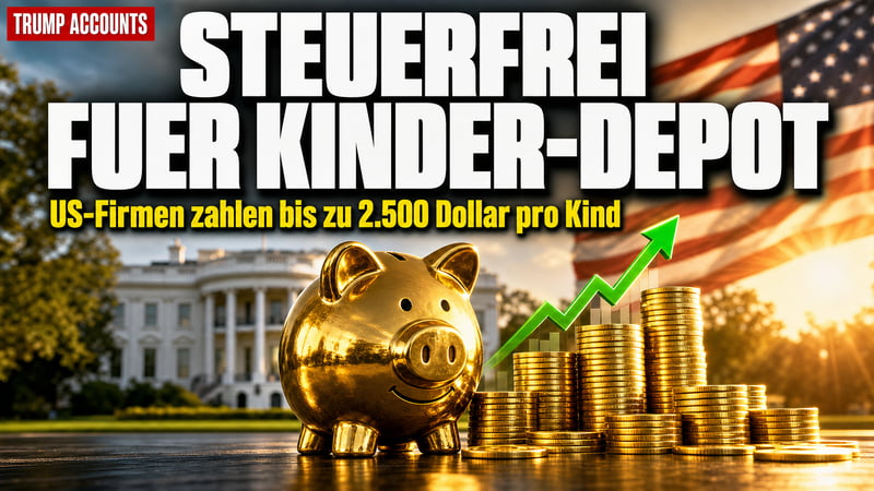 2.500 Dollar steuerfrei: Trumps Kinder-Depot bekommt Firmen-Turbo