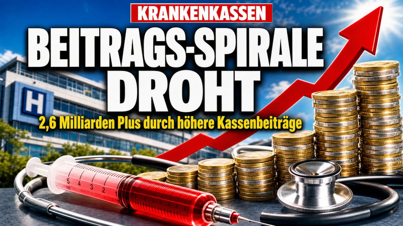 2,6 Milliarden Plus – und trotzdem droht die Beitragsspirale