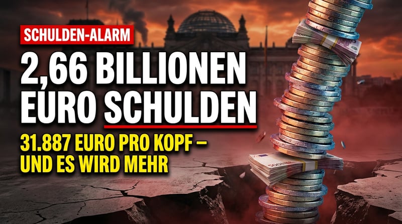2,66 Billionen Euro: Deutschland versinkt im Schuldensumpf – und niemand tritt auf die Bremse