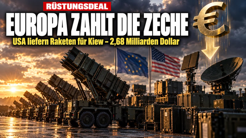 2,68 Milliarden für Kiew: Washington liefert – Europa zahlt mit