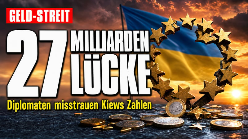 27 Milliarden extra für Kiew: Europas Diplomaten werden misstrauisch