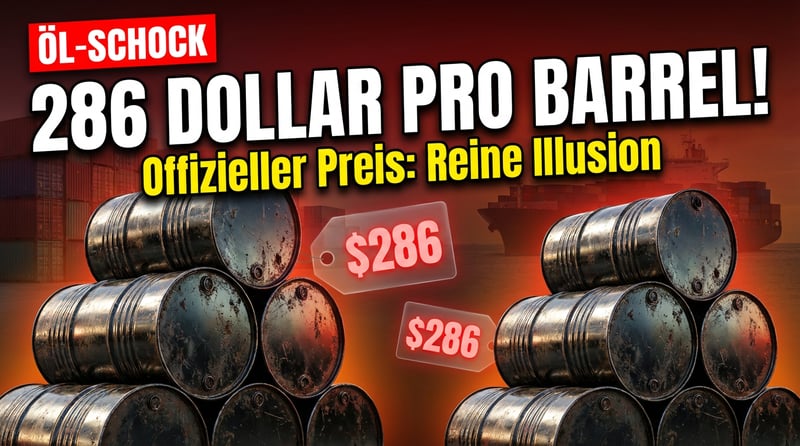 286 Dollar pro Barrel: Wenn der wahre Ölpreis die offiziellen Notierungen zur Farce macht