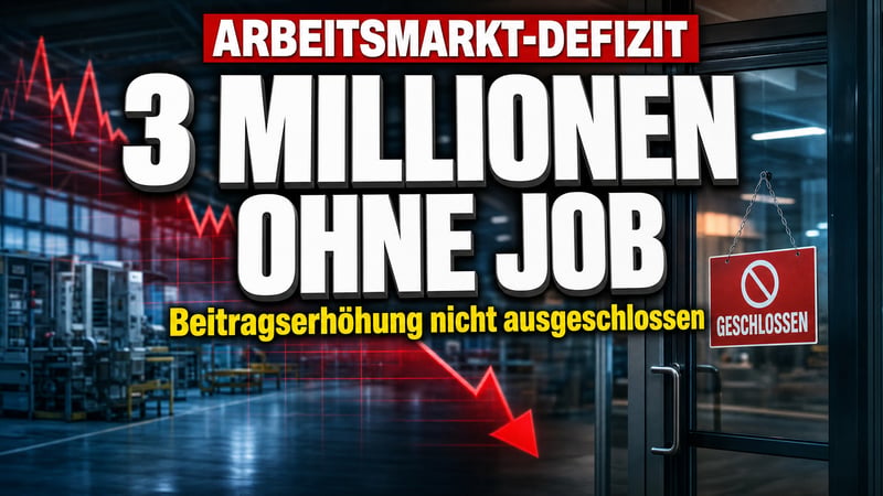 3 Millionen Arbeitslose: Jetzt droht der Griff ins Netto