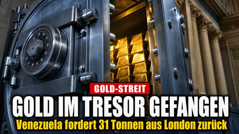 31 Tonnen Gold blockiert: Wenn London den Tresor zumauert