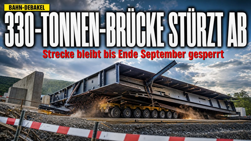 330 Tonnen im freien Fall: Bahn-Debakel im Sauerland!