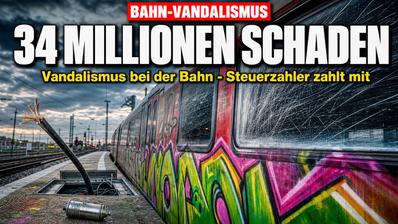 34 Millionen Euro Schaden: Wer die Schmierereien der Bahn bezahlt