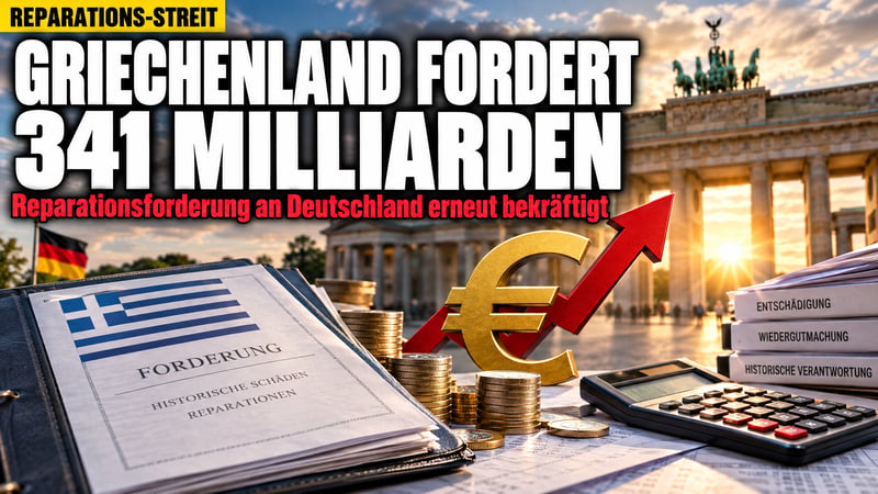 341-Milliarden-Rechnung aus Athen: Griechenland macht wieder Druck!