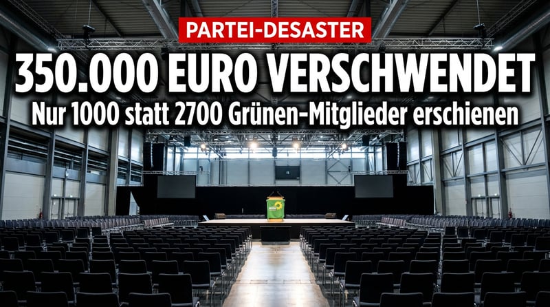 350.000 Euro in den Sand gesetzt: Berliner Grüne scheitern an der eigenen Basis