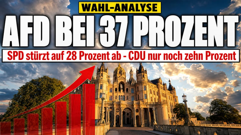 37 Prozent für die AfD: Schwerin steuert auf ein Wahl-Chaos zu