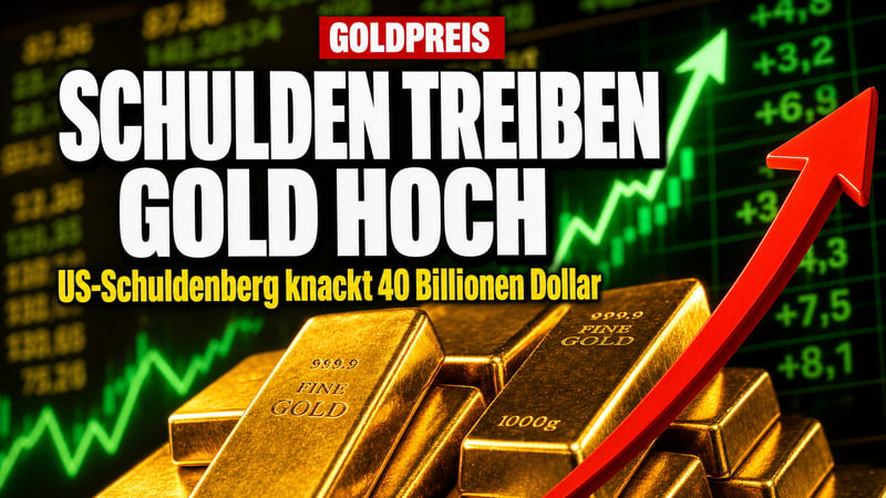 40 Billionen Dollar: Amerikas Schuldenberg treibt Gold nach oben