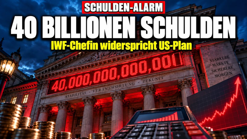 40 Billionen Dollar Schulden: IWF-Chefin zerpflückt Bessents Plan!