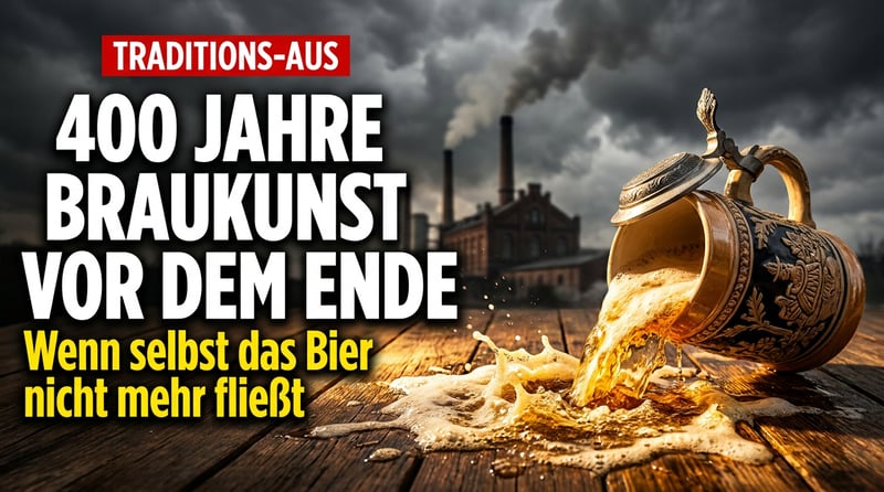 400 Jahre Brautradition vor dem Aus: Wenn selbst das Bier in Deutschland nicht mehr fließt