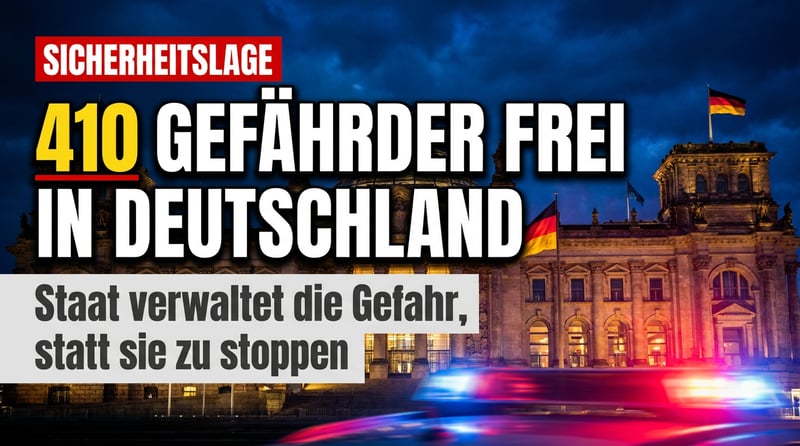 410 islamistische Gefährder – und der Staat verwaltet das Risiko, statt es zu beseitigen