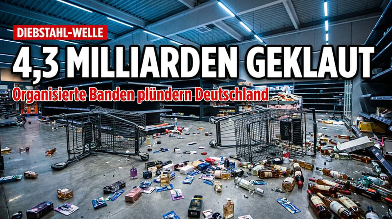 4,3 Milliarden Euro Beutezug: Wie Diebesbanden den deutschen Einzelhandel ausplündern