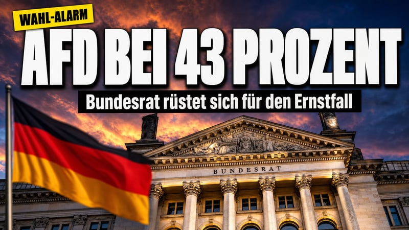 43 Prozent in Umfragen: Bundesrat rüstet sich für den Ernstfall
