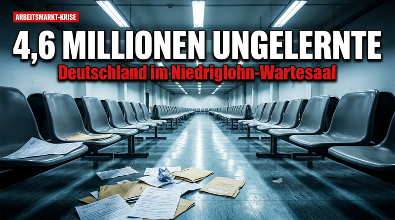 4,6 Millionen Ungelernte: Wie Deutschland zum Wartesaal für den Niedriglohn wird