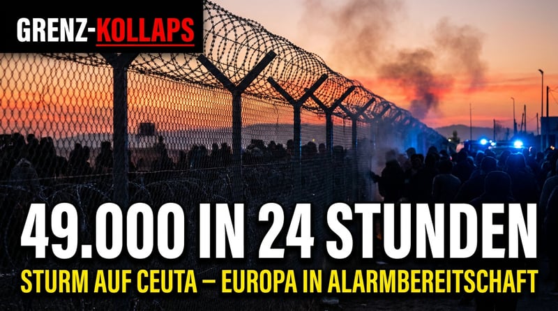 49.000 in 24 Stunden: Nach dem Sturm auf Ceuta zittert Europa – und Merz twittert