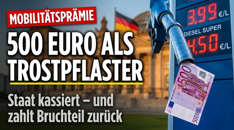500 Euro fürs Volk: Wie die CDU den Steuerzahler mit seinem eigenen Geld beruhigen will