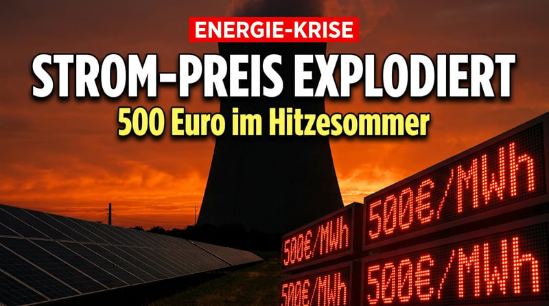 500 Euro pro Megawattstunde: Wie die Energiewende Deutschland im Hitzesommer ausplündert