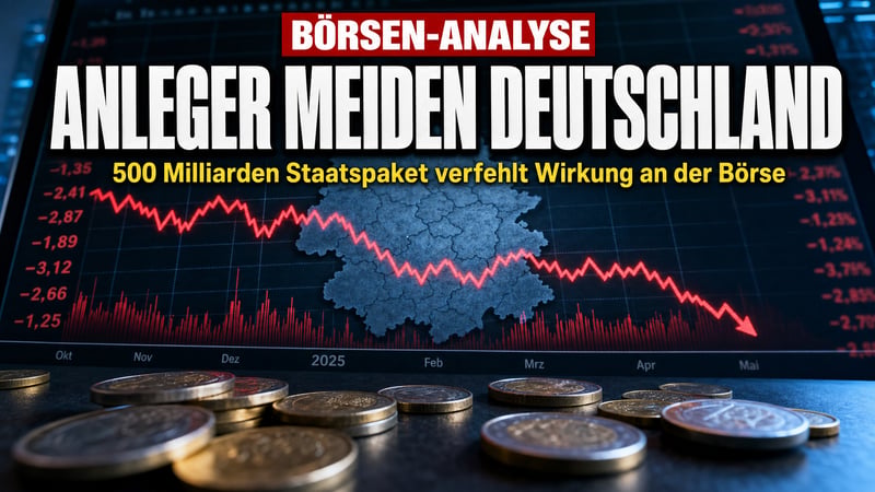 500 Milliarden verpufft: Anleger lassen Deutschland links liegen