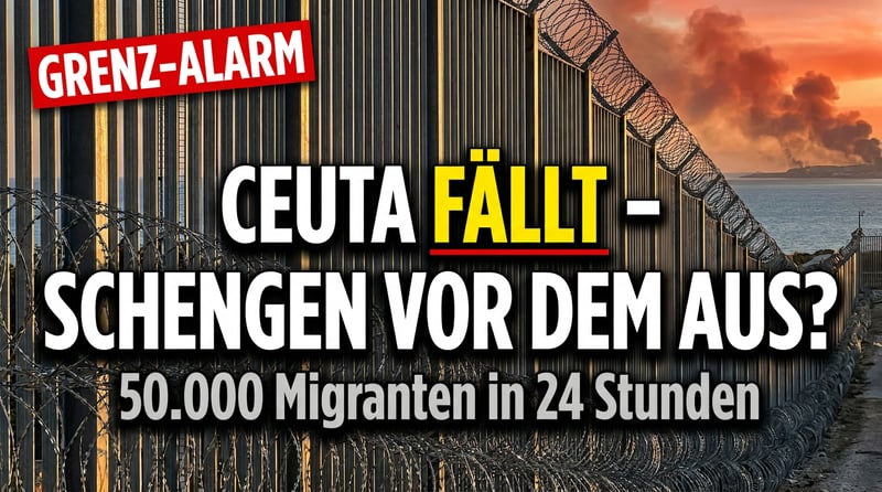 50.000 in 24 Stunden: Ceuta fällt – und Europa denkt plötzlich über das Ende von Schengen nach