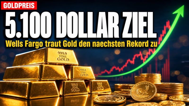 5.100 Dollar! Wells Fargo traut Gold den nächsten Rekord zu