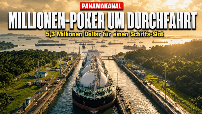 5,3 Millionen Dollar für eine Schiffsfahrt: Panama wird zum Nadelöhr