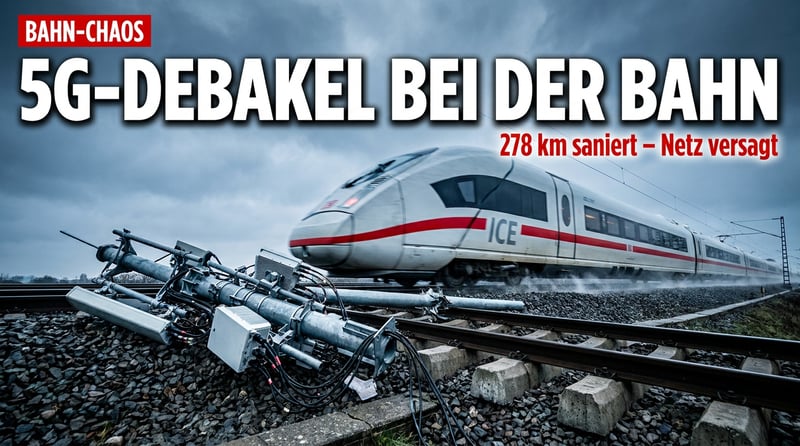 5G-Debakel bei der Bahn: Wie ein Prestigeprojekt im deutschen Zuständigkeits-Sumpf versinkt