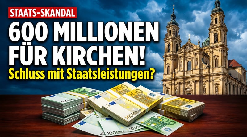 600 Millionen Euro jährlich: Der überfällige Kampf um das Ende der Kirchensubventionen