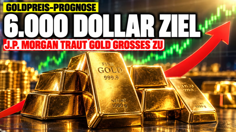 6.000 Dollar für Gold? Die kühne Wette von J.P. Morgan
