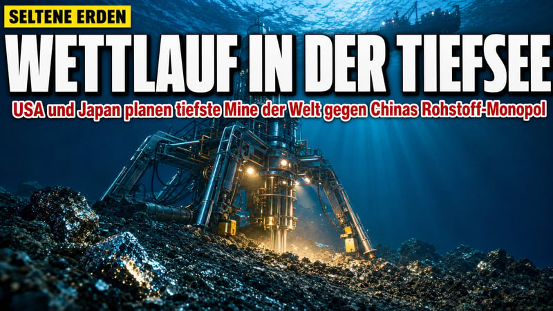 6.000 Meter tief: Trumps Rohstoff-Coup gegen Chinas Monopol
