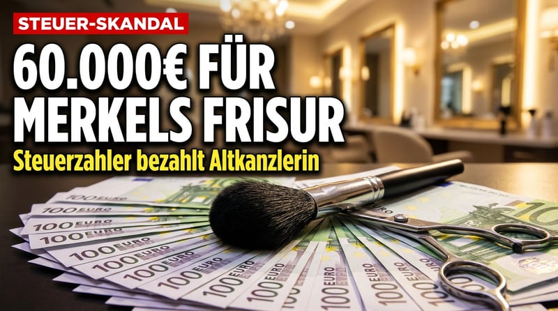 60.000 Euro Steuergeld für Merkels Frisur: Wenn der Bürger die Schönheitspflege der Altkanzlerin finanziert