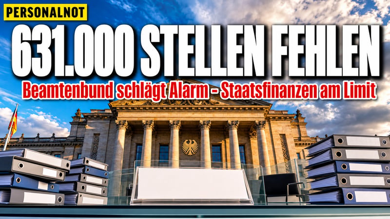 631.000 neue Stellen? Beamtenbund stellt Rekord-Forderung