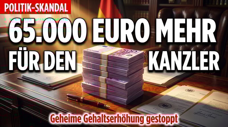 65.000 Euro mehr für den Kanzler: Wie sich die Regierung klammheimlich die Taschen füllen wollte
