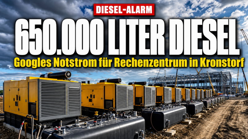650.000 Liter Diesel: Googles Notstrom-Monster in Kronstorf