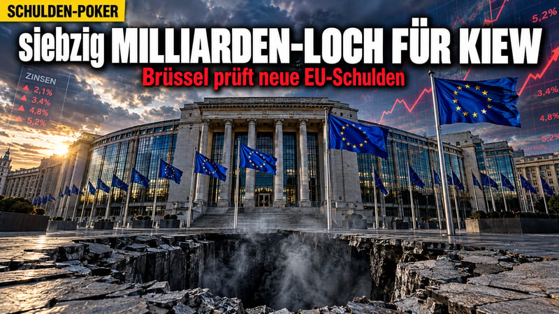 70-Milliarden-Loch für Kiew: Brüssel greift wieder zur Schuldenkeule!