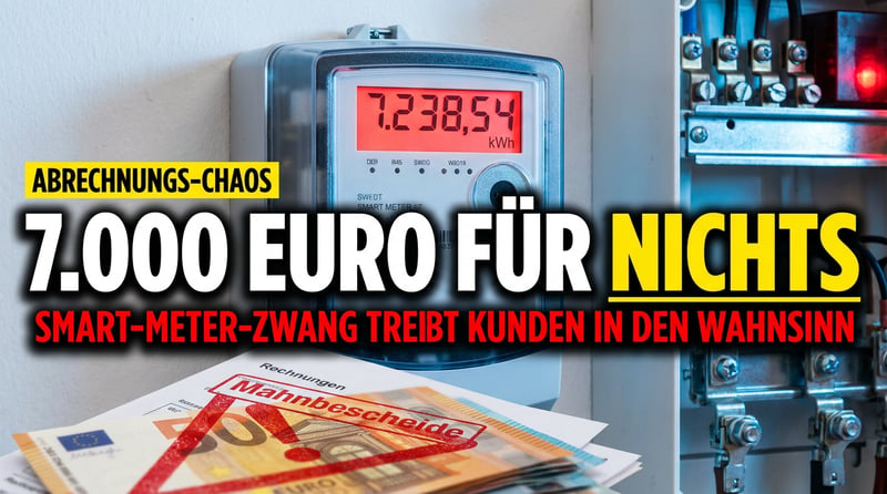 7.000 Euro für nichts: Wie der Smart-Meter-Zwang deutsche Stromkunden in den Abrechnungswahnsinn treibt