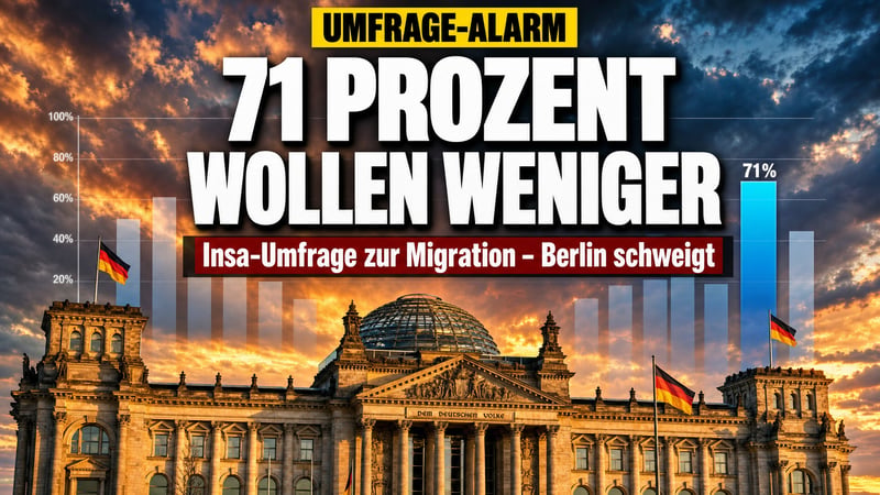 71 Prozent wollen weniger Migration – Berlin hört weg